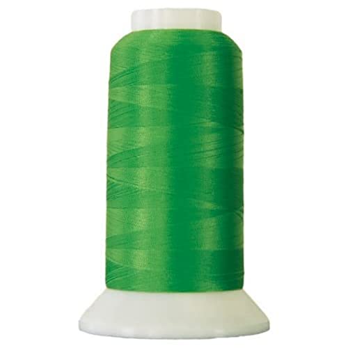Superior Threads Bottom Line 2-Ply 60-Weight Polyester Embroidery Quilting Sewing Thread - 3,000 Yard Cone (#645 Bright Green) - color: Bright Green, size: 3000 yd