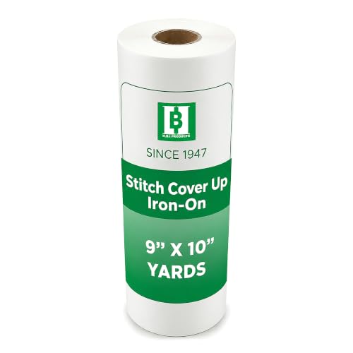HBI Soft & Cozy Embroidery Stitch Cover Up, Iron-On, 9 in x 10 yd - size: 9" x 10 yd
