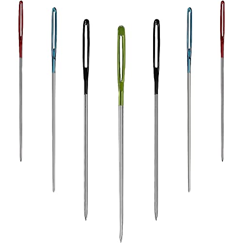 SINGER Chenille Needles in Dial Compact, Assorted Sized Sewing Needles, Sizes 20, 22, 24, 26, Set of 24
