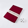 5 Yard Burgundy Cotton Fabric, Natural Cotton Poplin Fabric by The Yard, 59 Inches Wide 100% Cotton Fabric, Soft Embroidery Muslin Quilting Material for Sewing Material Apparel Cloth - color: Burgundy, size: 5 Yards