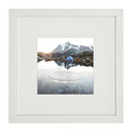 10x10 Photo Frame Gallery Picture frame with 6x6 mat,Freestanding and Wall Mountable,White - color: White, size: 10x10