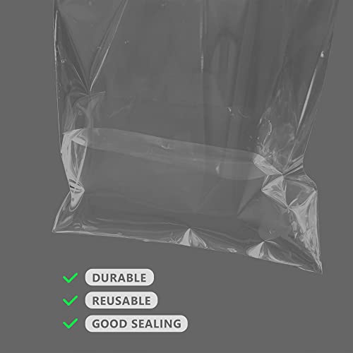 100Pack Acid-Free Crystal Clear Sleeves Storage Bags for 11x14 Photo - size: 11x14 100pack clear bags