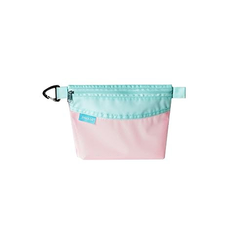 pack all Water-Resistant Zipper Pouch, Mesh Zipper Bag, 8.66"x5.91" - color: Pink, size: Small