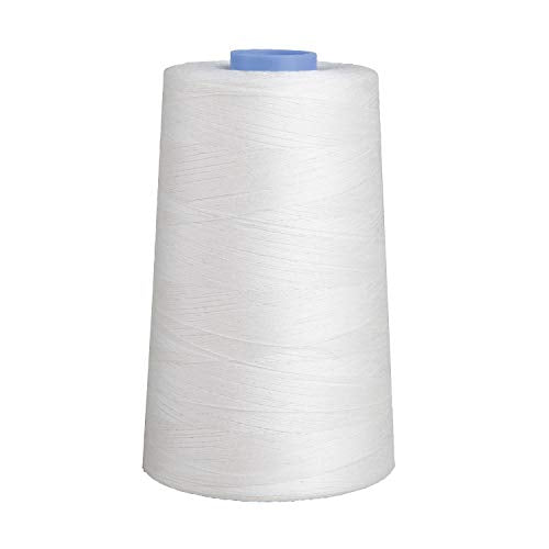 Connecting Threads White 100% Cotton Thread Cone - color: White