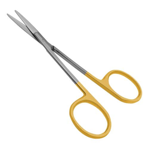 Iris Scissors 4.50" Str/Cud/Angled TC Tungsten Carbide, Supercut O.R. Grade (T/C Tungsten-Carbide Straight) - style: T/C Tungsten-Carbide Straight