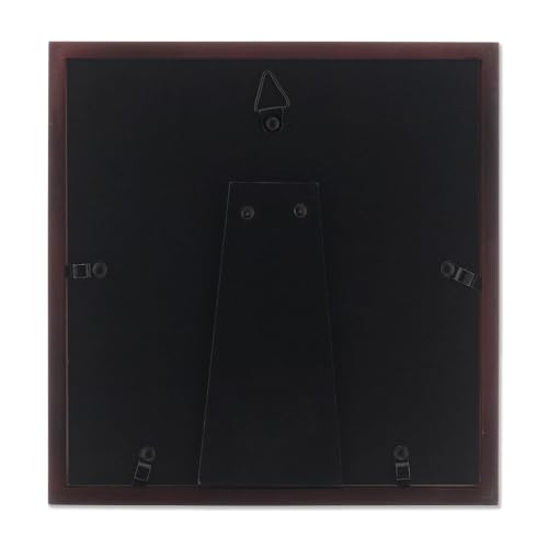 Lawrence Frames 755988 Espresso Wood Picture Frame, 8x8, Dark Walnut - color: Dark Walnut, size: 8x8