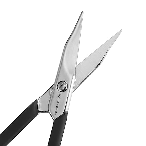 HALO FORGE Small Embroidery Scissors Sharp Straight Tip 3.5 Inch Black - style: 3.5" thread scissors