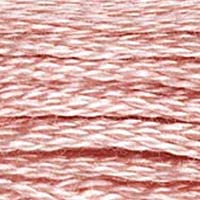 DMC 117-224 Six Strand Embroidery Cotton Floss, Light Shell Pink, 8.7-Yard