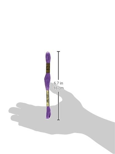 DMC 117-553 Six Stranded Cotton Embroidery Floss, Violet, 8.7-Yard