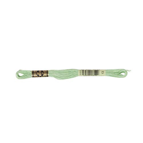 DMC DMC25B #25 Thread Embroidery Thread 12 Bundles #13 Green - style: #13 Green