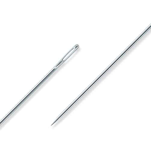 Dritz 56E-8 Embroidery Hand Needles, Size 8 (16-Count) - size: Size 8