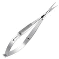 Eyebrow Scissors 4.5" Curved Stainless Steel Precision Grooming Scissors for Eyebrow Trimming and Facial Hair Care - size: Eye Brow Scissors Curved