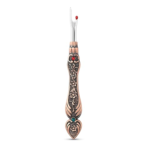 Seam Ripper Tool, Stitch Remover for Sewing, Embroidery & Crafting Projects - color: B-Red Copper