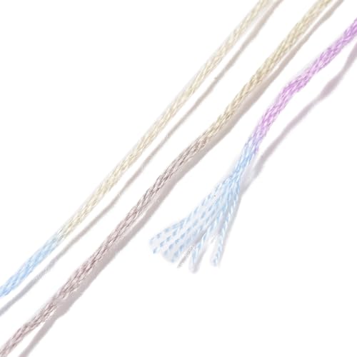 FASHEWELRY 10 Skeins Embroidery Floss Thread 0.5mm Dyed Cross Stitch Floss 6-Ply Lilac Friendship Bracelet String for Jewelry Making Bracelets Sewing Knitting Stitching Craft DIY - color: Lilac, size: 0.5mm