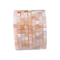 BEADIA Natural Pink Aventurine Square Stone Beads 4x4mm 85pcs Cube Loose Semi Gemstone Beads for Jewelry Making Design - color: Pink Aventurine