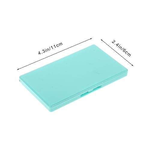 NUOBESTY Magnetic Needle Storage Case, Sewing Needle Case, Sewing Needle Storage Slim Line Magnetic Box, Small Metal Objects Organizer, PVC - color: Green