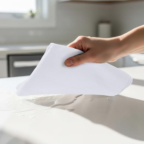 Utopia Kitchen White Flour Sack Towels [12 Pack - 28 x 28 Inch] 100% Cotton - color: White, size: 12 Pack