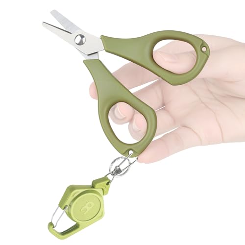 Booms Fishing S01 Fishing Scissors for Braided Line, 4 Styles Options - color: Green_1