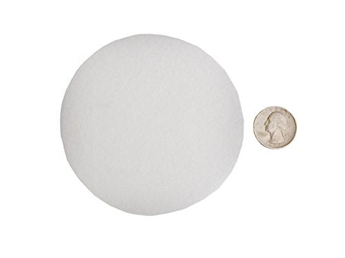 Playfully Ever After 4 Inch White 16pc Stiff Felt Circles