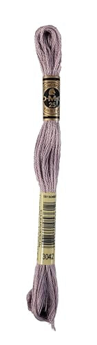 DMC 6-Strand Embroidery Cotton Bundle - Antique Violet Color Family -4 Skeins of Thread - 8.7yd Skeins