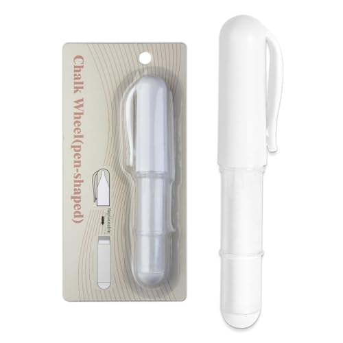 Sewing Chalk for Fabric, Wipeable and Washable Fabric Chalk for Sewing, Etailed Marking on Fabrics, Cottons, Leathers - White - color: White