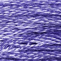 DMC 117-340 Mouline Stranded Cotton Six Strand Embroidery Floss Thread, Medium Blue Violet, 8.7-Yard