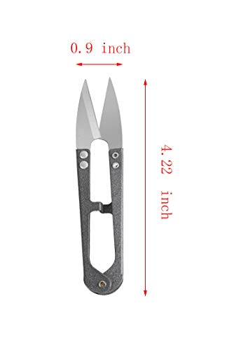 3 Pcs Thread Clippers Sewing Scissors 4.2 Inch Cutter Mini Snip Trimming Nipper Handheld Snippers Embroidery Clippers Sewing Scissors for Stitch Art Craft Project Tailor DIY Supplies