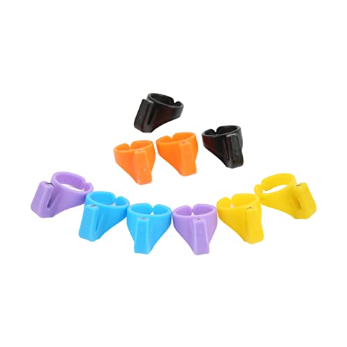 GLOGLOW 10Pcs Ring Thread Cutter, Portable Quilting Tool