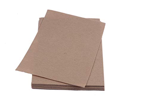 YYCRAFT Stiff Felt Sheets Thick Felt 9 Inch X 12 Inch - 12 Pcs Pack, Tan - color: Tan