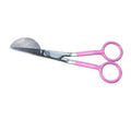 Duckbill Scissors, 6" Duckbill Shears For Art, Crafting, Fabric, Thread, Needlework and Embroidery (Pink) - color: Pink