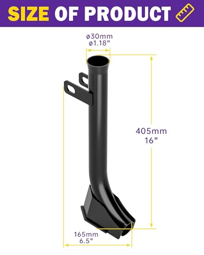 Pipe Layer Attachment Fits Hitch Mounted Ripper Trencher Accessories, Flexible Pipe Layer Fits Any 3-Point Ripper Hitch Lawn Subsoiler for ATV UTV Tractor, Light Duty Max Dia 1.18" with 2pcs U-Bolts