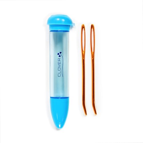 Clover Chibi with Jumbo darning Needle Set, 6.2" Height x 2.1" Length x 0.8" Width, Multicolor - color: Multicolor