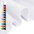 White Soft Felt Sheet, 18" x 36", 1.6mm Thick Acrylic Felt Fabric - color: White, size: 18 inch x 36 inch