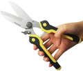 TOOLMAK 9 Inch Aviation Tin Snips, Heavy Duty Metal Cutter - size: Tin Snips-B