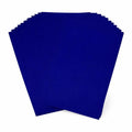 Mandala Crafts 9X12 Inch Royal Blue Self Adhesive Felt Sheets, 20 PCs - color: Royal Blue