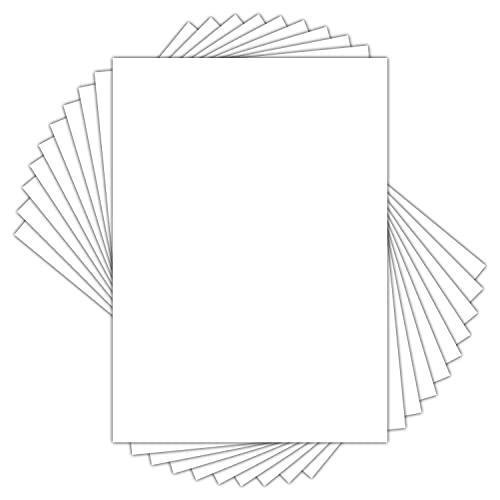 Golden State Art 5x7 White Uncut Picture Mats Matboards, Pack of 10 - size: 5x7