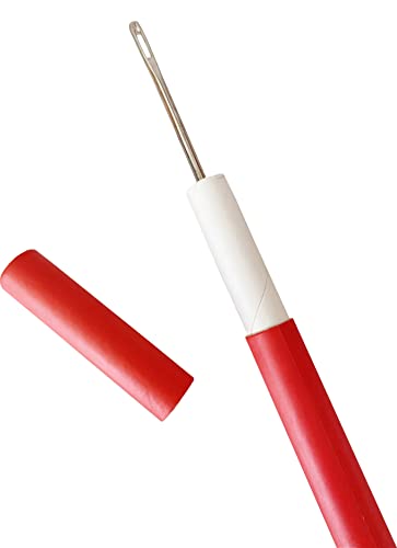Olgamo Professional Upholstery Large Eye Long Needle Easy to Thread, Hand Sewing Needle (10 Inch X 2 pcs)