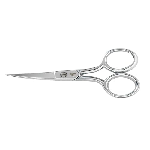 Gingher 4" Curved Embroidery & Applique Scissors for Crafting & Sewing - style: 4" Embroidery - Curved