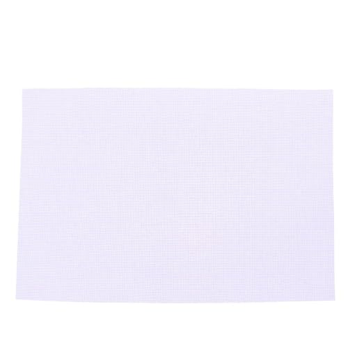 6 Pieces 11 Count Aida Cloth White Classic Reserve Aida Cloth,Cross Stitch Fabric, White Aida Cross Stitch Fabric for DIY