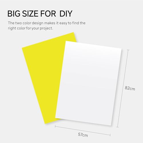 KEARING 32"x22" Fabric Tracing Paper - Yellow & White Pattern Transfer