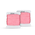 Embroidery Floss Kit and Refills - Cotton Threads - DMC Color Coding for Cross Stitch, String Crafts, Friendship Bracelets - color: 894 Taffy Pink