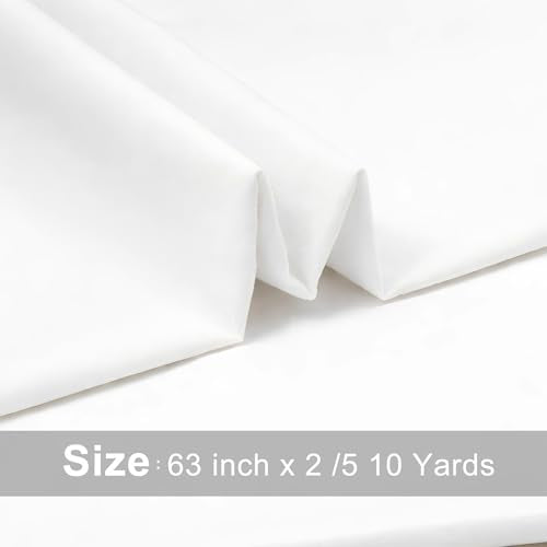 100% Cotton Fabric 10 Yards 59 Inch Width Natural Color - color: Natural Color, size: 10 YARDS