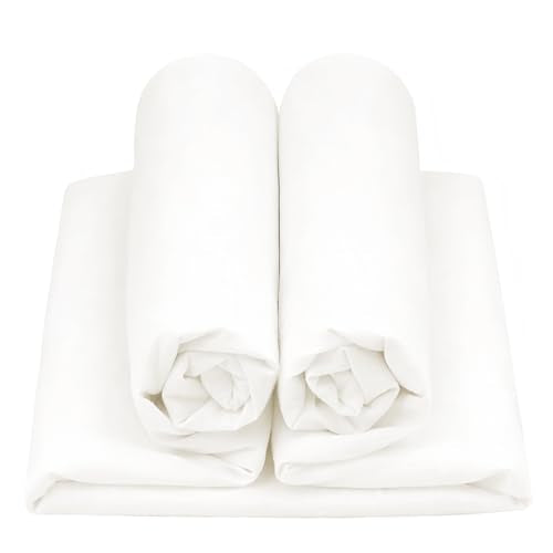 100% Cotton Fabric 5 Yards 59 Inch Width Natural Color - color: Natural Color, size: 5 YARDS