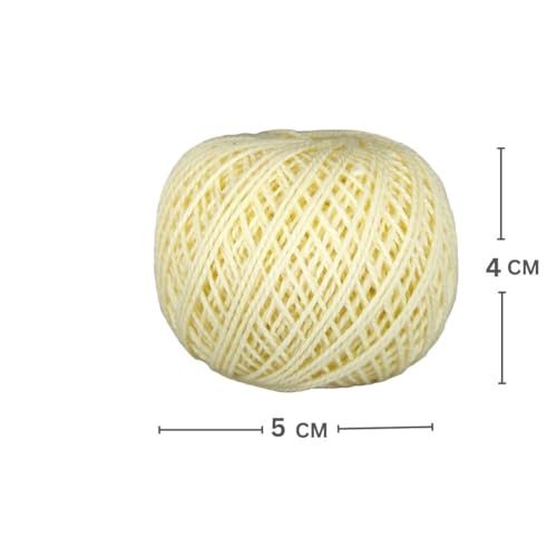KGS Crochet Thread Cotton Yarn Balls | Size 8 | 10 Balls | 10 Grams Each Ball | Total 100 Grams of Pearl Cotton Thread for Crocheting, Hardanger, Needlepoint Hand Embroidery (Evergreen Dreams) - color: Evergreen Dreams
