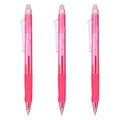 PATIKIL 3pcs Erasable Gel Pens 0.5mm Fine Point Retractable Heat Light Red - color: Light Red