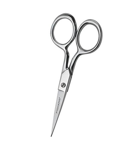 Fiskars 12-92977097J Forged Embroidery Scissors, 4 Inch, Gray - style: 4 in.