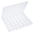 42 Grids Plastic Bead Organizer Beads Storage Containers Bead Holder Organizer Clear Storage Dividers Box for Jewelry Arts and Crafts - size: 9.2*6.5*0.7 inches(1 Pack)