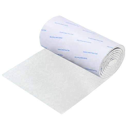 Felt Furniture Pads, 40 x 5 x 0.12 Inch Felt Strips - color: White, size: 5" x 40" (1 Pack)