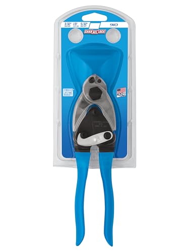 Channellock Wire Cutter 910 - Compound Joint Cable Cutting Tool - 9 In