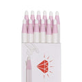 HOMSSEM 12-Pack Multi-Surface China Marker & Peel Off Grease Pens -White - color: White